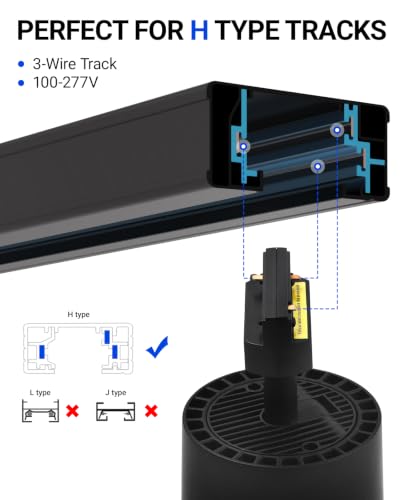 TR40C Track Grow Lamp (4000K / 120w-black Cover)