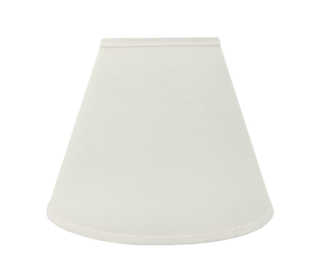 32290A Transitional Hardback Empire Shaped Spider Construction Lamp Shade in Off White (Off White)