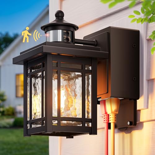Porch Light with Outlet (ORB / 1-pack)