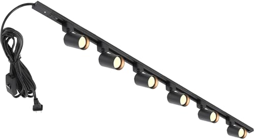 Plug in Track Lighting with Power Cord (Black)