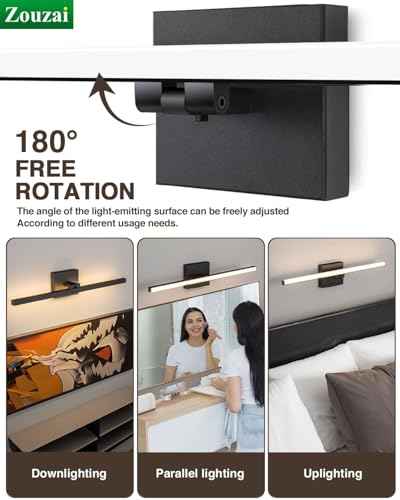 24 inch Modern Bathroom Vanity Lighting Fixtures Over Mirror (24 inch (2nd Gen))
