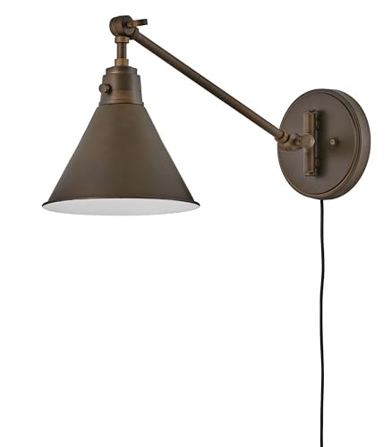 Arti Medium Swing Arm Single Light Wall Sconce (Old Bronze)