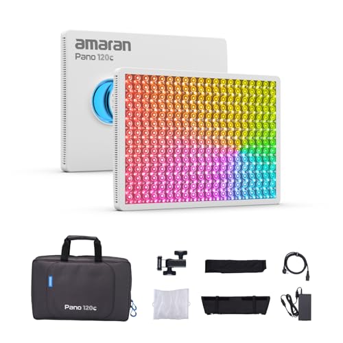 Pano 120c Kit RGB LED Video Light (Pano 120c - White)