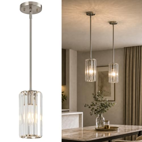 Nickel Pendant Light (Nickel / Round-2-Pack)