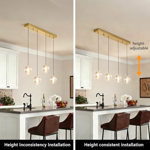Staircase Chandelier Modern LED Chandelier Crystal Raindrop Ball Suspension Stairwell