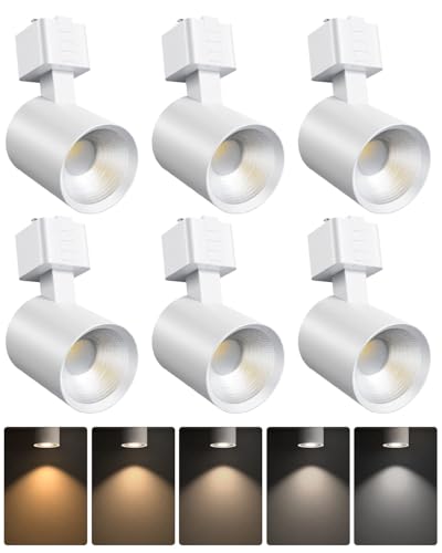 6 Pack LED Track Lighting Heads (White / 6 Pack)