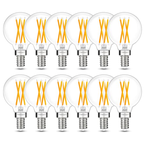 E12 Candelabra Base (12 Pack / 40w Warm White)