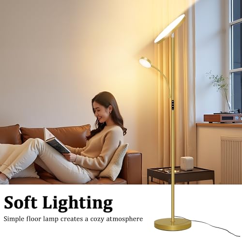 Floor Lamp 42W (Gold)