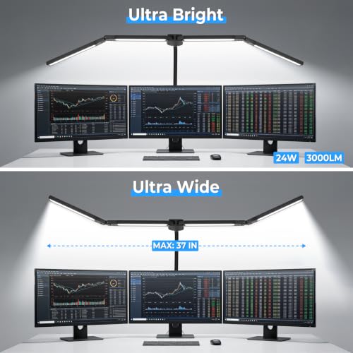 LED Floor Lamp with 4 Light Bars