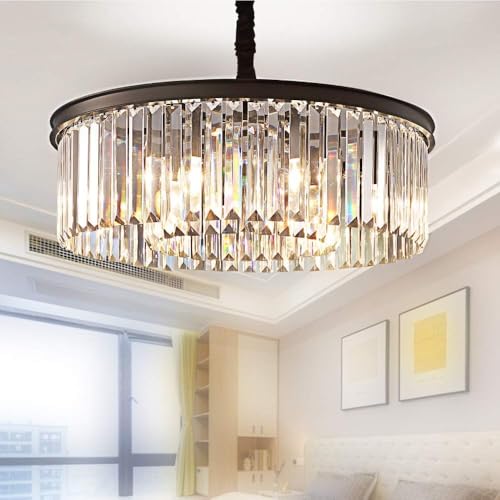 Modern Crystal Chandeliers Lighting Fixture 85051 Contemporary Ceiling Lights Fixtures