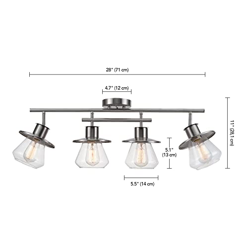 57504 4 Light Track Lighting (Brushed Nickel)