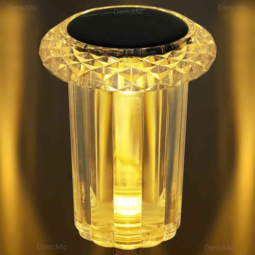 Solar Lights Outdoor Pathway Lights LED Waterproof Acrylic Lamp Head Stainless Steel Stake for Yard Garden Landscape Path Walkway Driveway Patio Lawn
