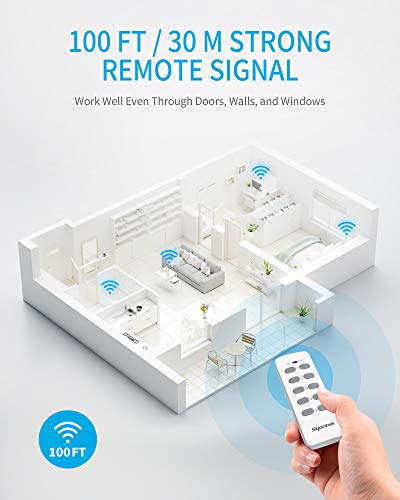 Remote Control Outlet Wireless Light Switch for Household Appliances