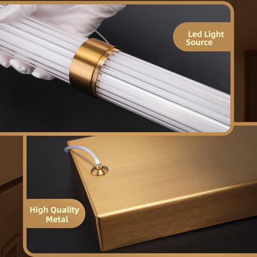 59" LED Linear Pendant Light (Gold / 59IN)