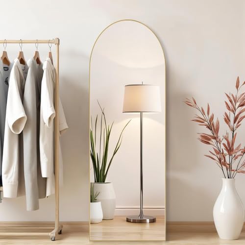 16"x59" Arched Mirror Full Length (Gold / 59"L x 16"W)