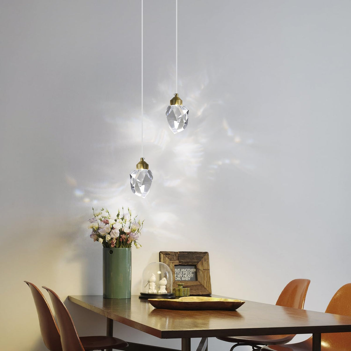 Gold Diamond Crystal 2 (Gold / 2-Head)