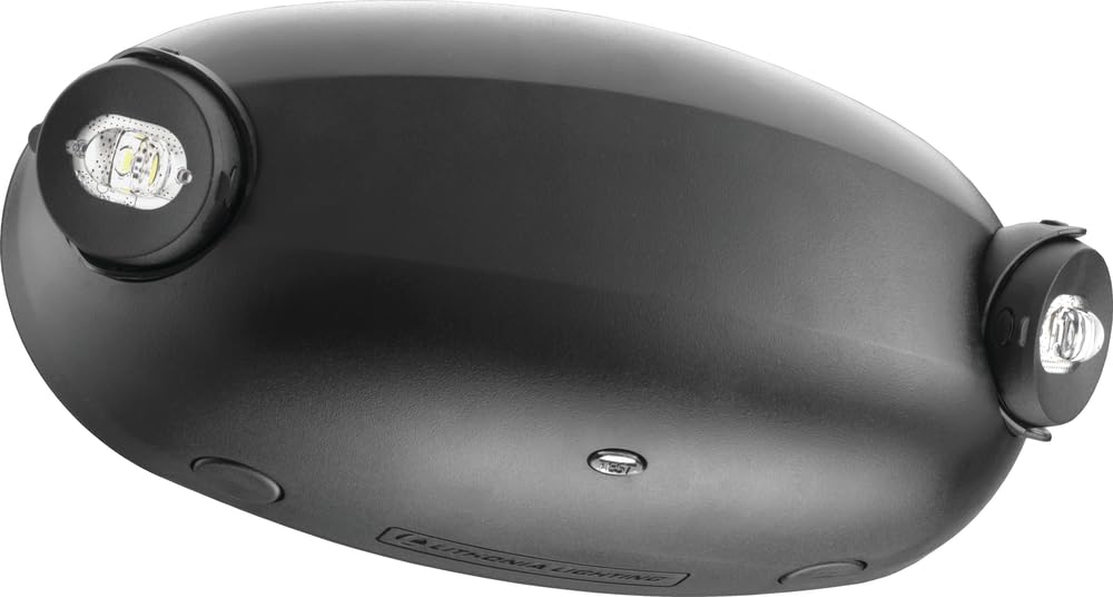 ELM2L B M12 Quantum LED Emergency Light (Black / 220 Lumens / Manual Testing)