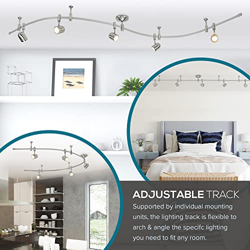 19655 002 Transitional 5 (5-Light / Brushed Nickel)