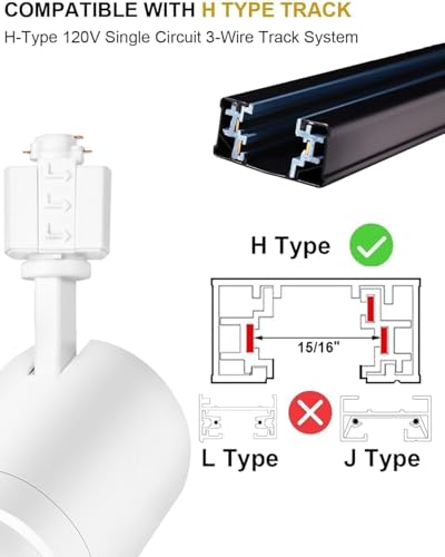 Zoomable 30W LED Track Lighting Heads