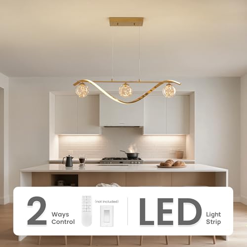 Dimmable Kitchen Island Lighting (Gold)