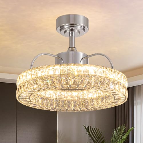 Flush Mount Ceiling Fan with Light