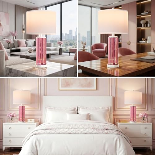 Table Lamp for Living Room with USB Ports