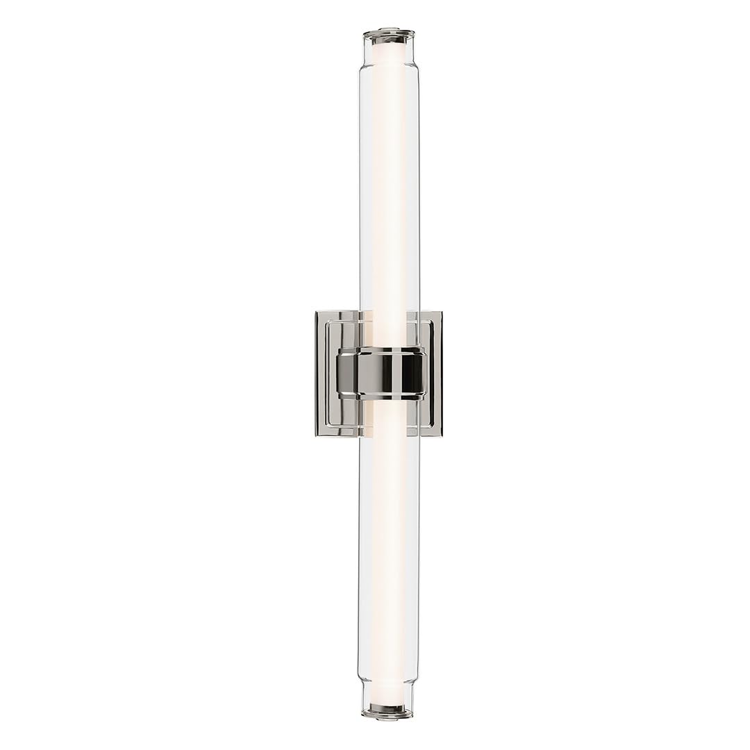 Laurene LED Bath Bar Light (Clear Glass / 26.5 inch / Polished Nickel)