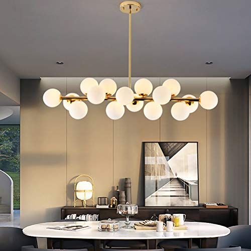 Post Modern Chandelier Rectangle Pendant Ceiling Light Fixture Linear Hanging Pendant Light for Kitchen Island Dining Room Over Table