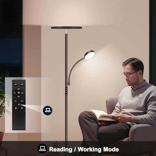 Floor Lamp 42W (Brown)