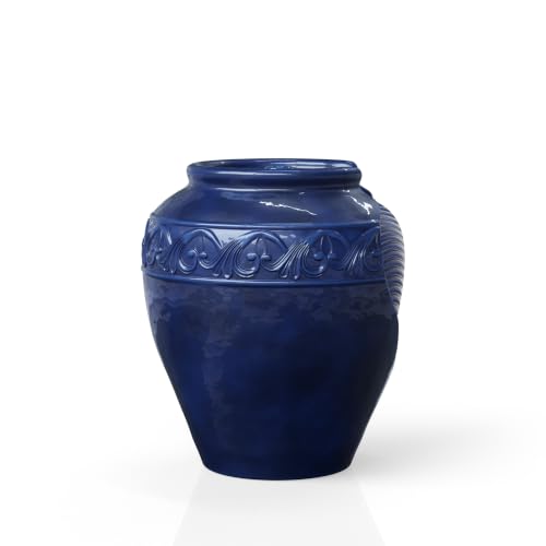 Outdoor Glazed Pot Floor Fountain
