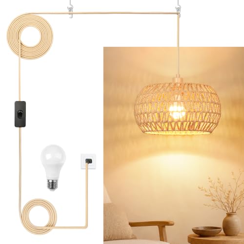 Boho Plug in Pendant Light