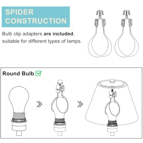 Lampshades Set of 2 (Cream with Blue Rim)