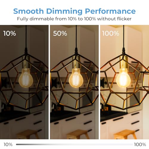 A19 E26 LED Light Bulbs 60 Watt Equivalent (24 Pack / 2700k Warm White)