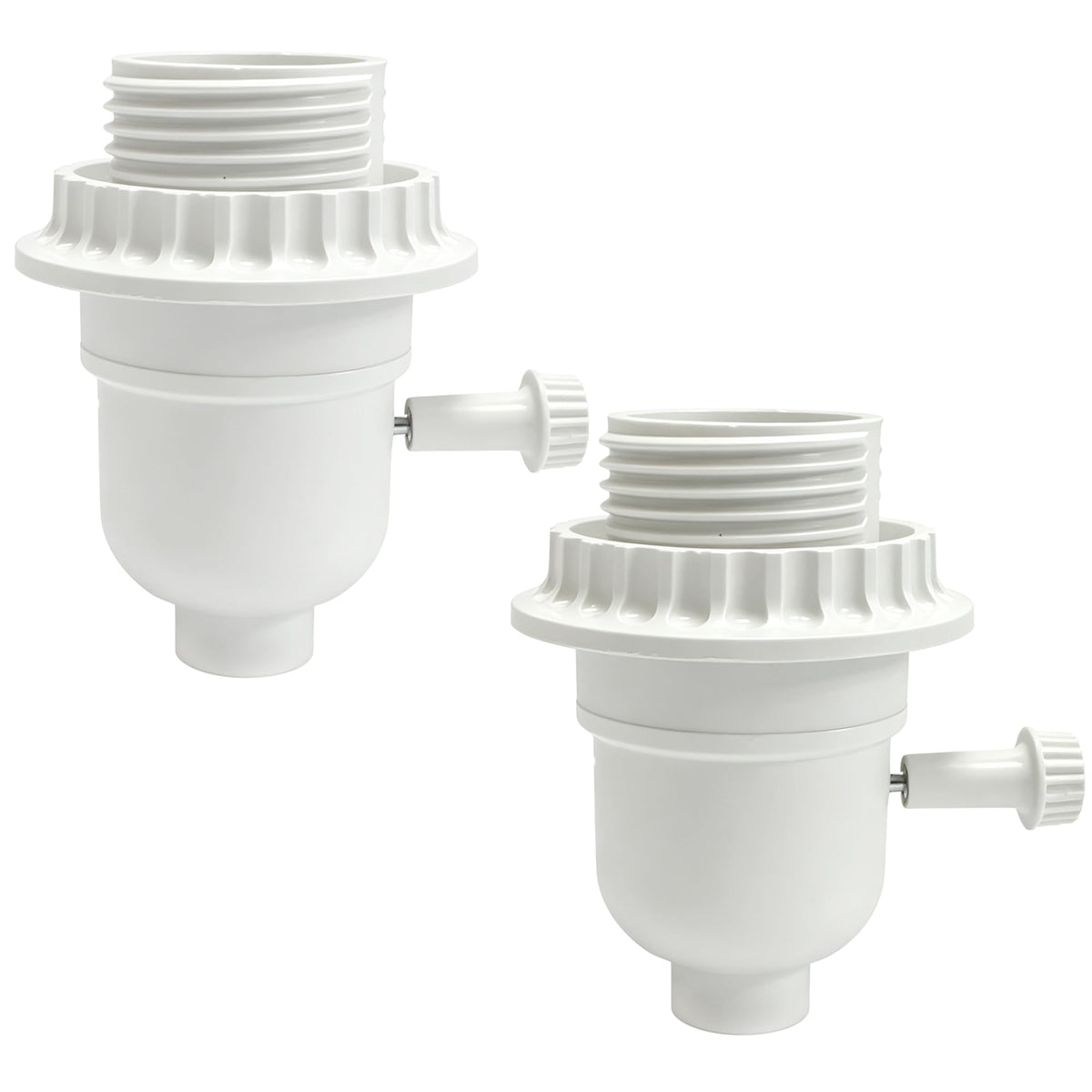 UL Listed E26 Light Socket (White)