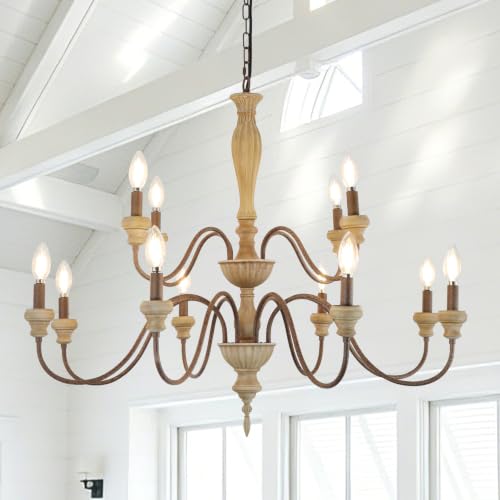 Farmhouse 6 Lights French Country Chandelier