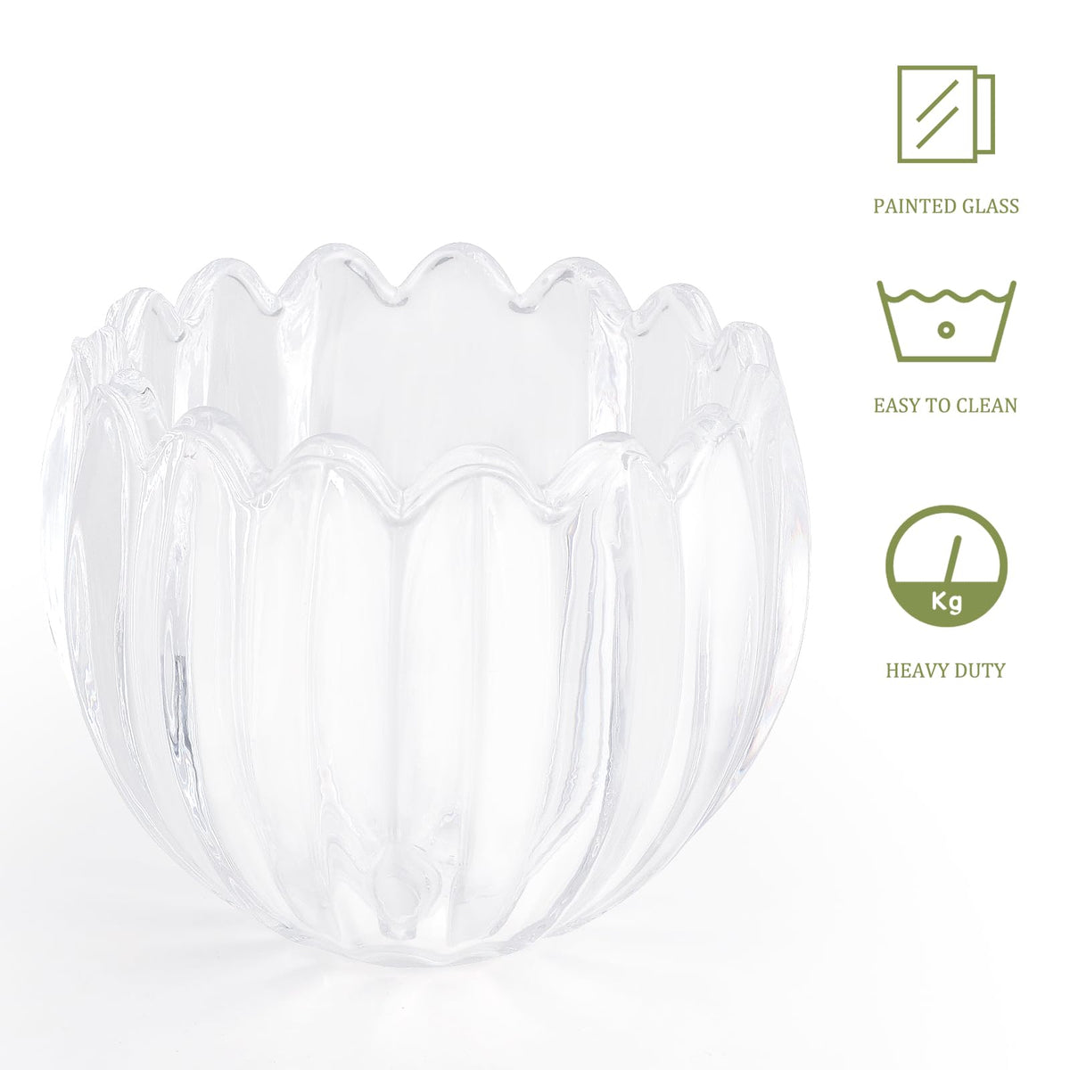 Tulip Lamp Shades Replacement (Clear)