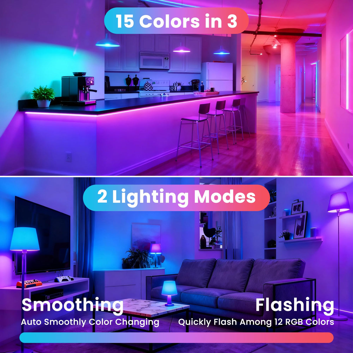 Rechargeable Light Bulbs with Remote