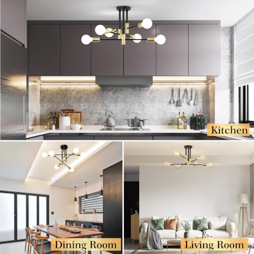 Modern Sputnik Chandelier