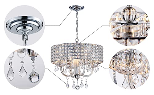 Saint Mossi K9 Crystal Pendant Light Fixture Modern Design