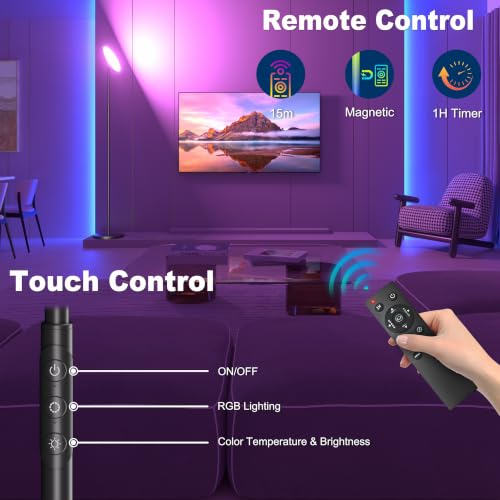 Floor Lamps for Living Room (40W RGB)