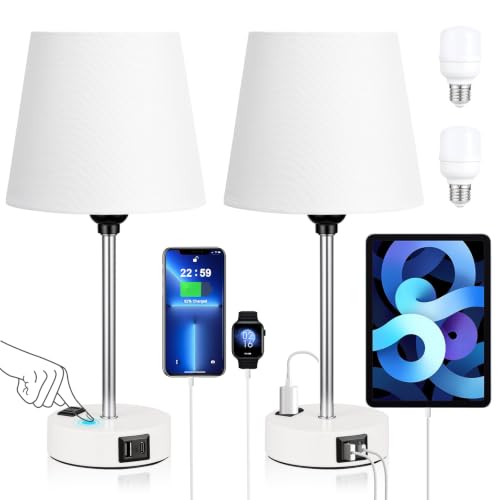 Bedside Lamp for bedrooms Set of 2