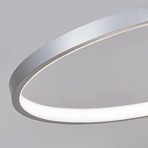 Modern LED Ring Chandeliers Remote Control Linear Chandelier
