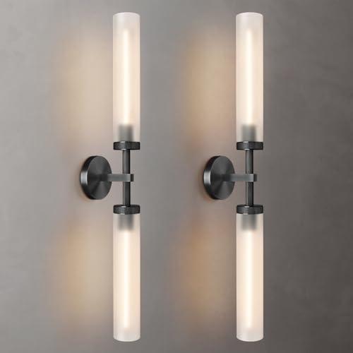 Brass Knurled Wall Sconce 18"