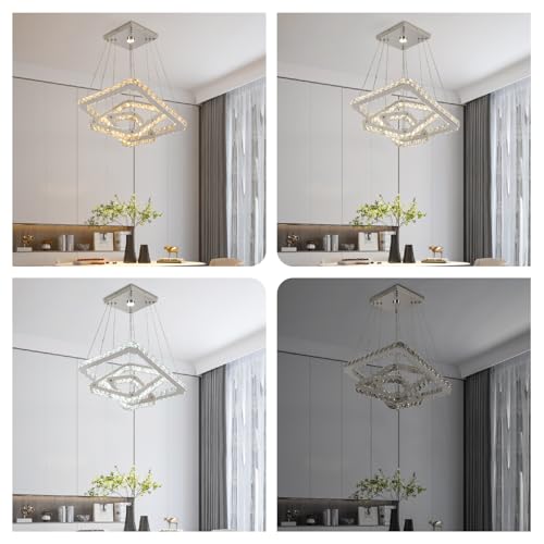Modern Crystal Chandelier LED Ceiling Light