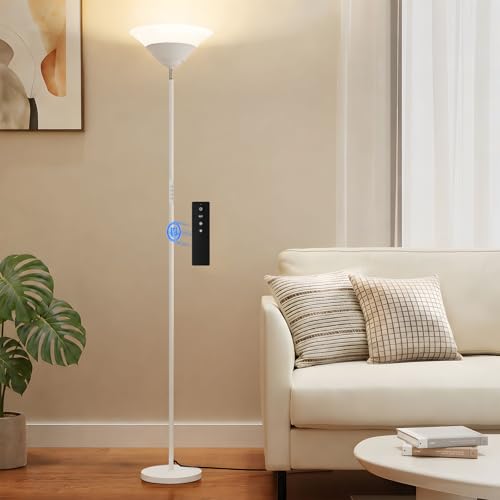 Torchiere Floor Lamp (White)