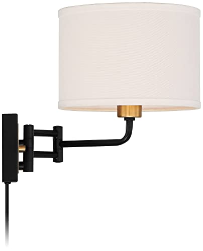 Joelle Black Brass Swing Arm Plug