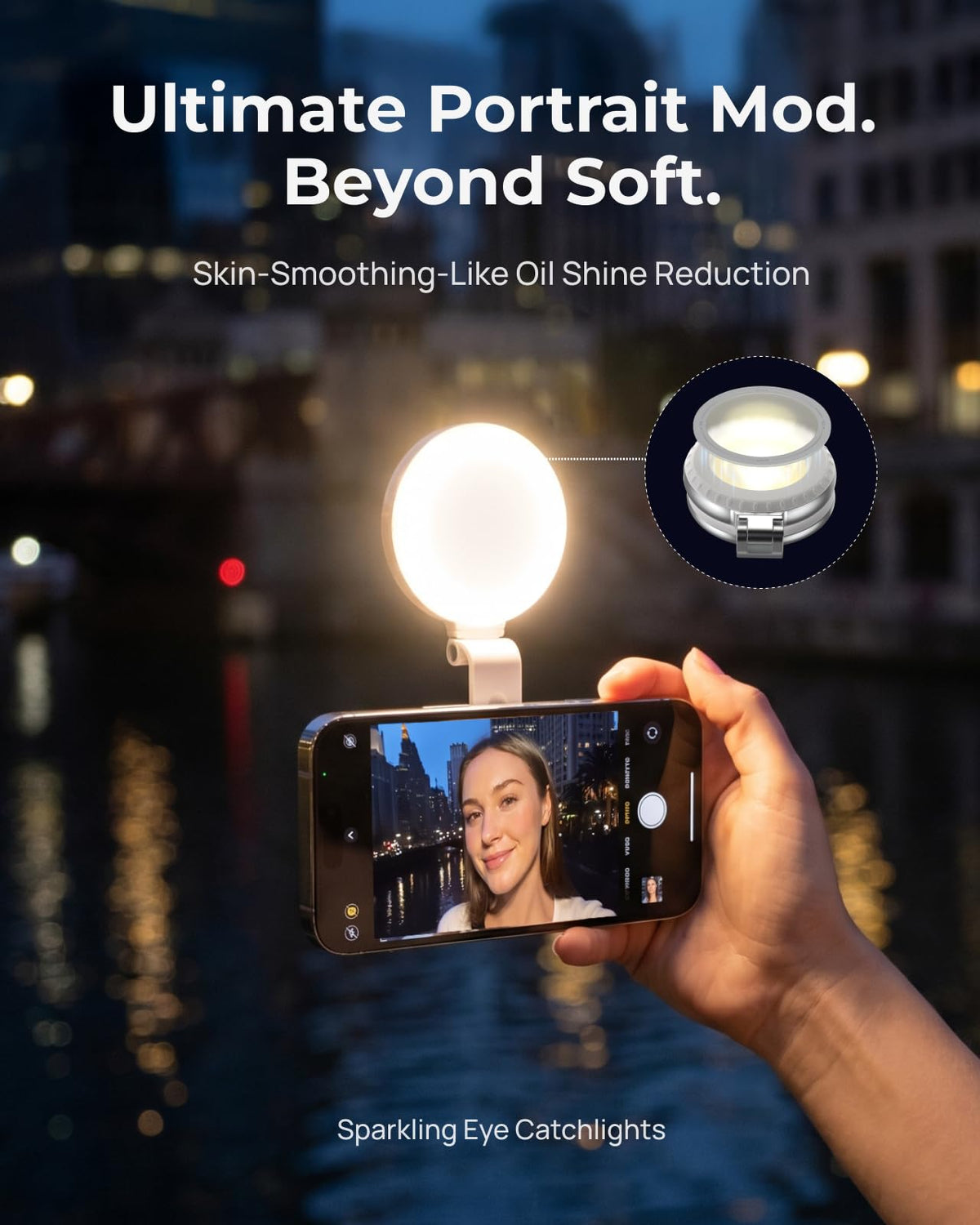 Aura Zoom Selfie Light (Zoom Selfie Light(Silver-white))