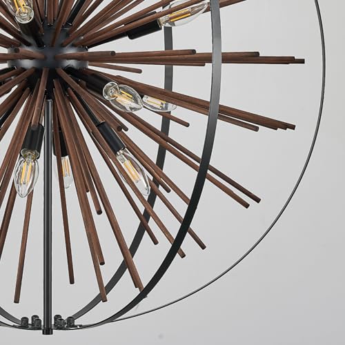 Modern Industrial Sputnik Chandelier Hanging Firework Light Fixture