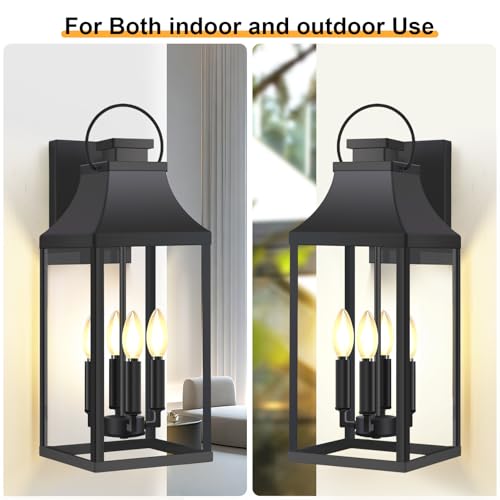 22 Inch Outdoor Wall Sconce (No Sensor / 22 Inch)