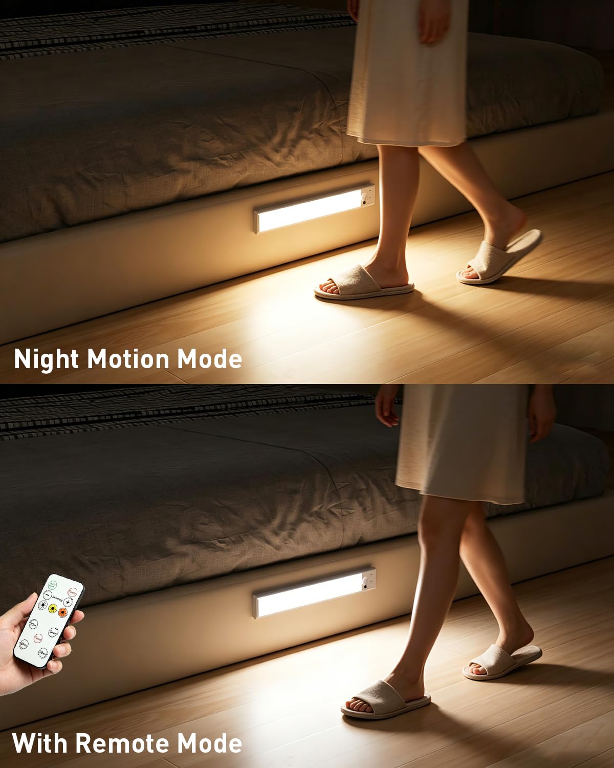 LED Closet Light Rechargeable Under Cabinet Lighting (1 Pack)
